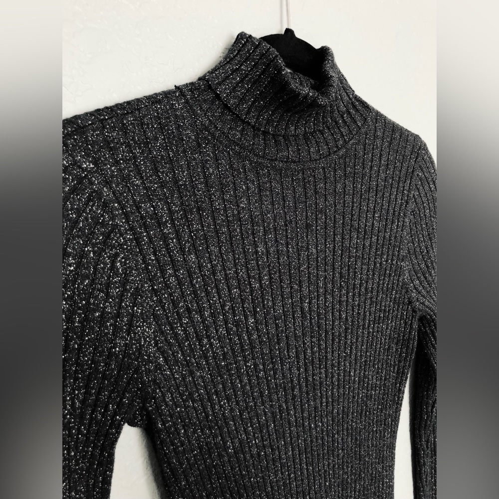 Chico’s. Sparkly turtle neck. Size: 0 / Small